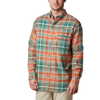 Columbia Overhemd Heren, PHG Sharptail Flannel Oranje Gekleurd, 32MFTRJOU